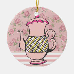 Försäljning! Tea Time Julgransprydnad Keramik