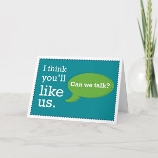 Försäljnings- och företagskort: Du gillar oss Kort