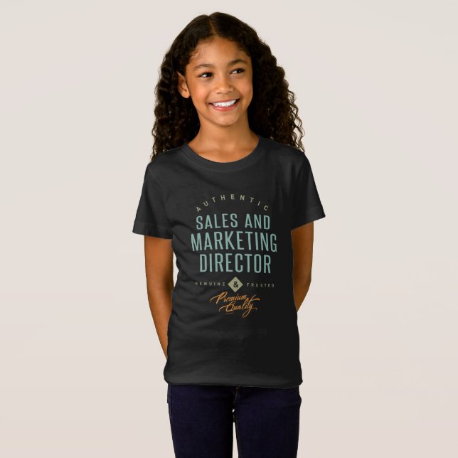 Försäljnings- och Marknadsföring-direktör T Shirt (Hel framsida)