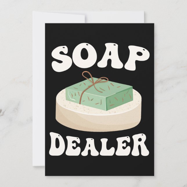 Försäljningsavdelning för soap inbjudningar (Framsida)