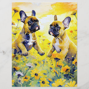 Försäljningsblommor och marionettutfällare reklamblad