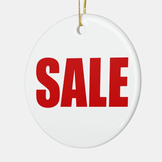 FÖRSÄLJNINGSCERAMISK ORNATION JULGRANSPRYDNAD KERAMIK (Vänster)