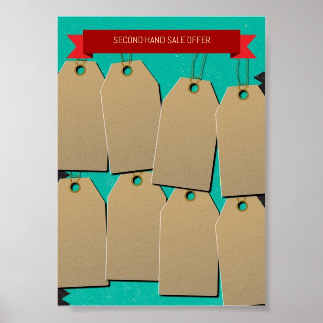 Försäljningserbjudande för begagnad poster (Framsidan)