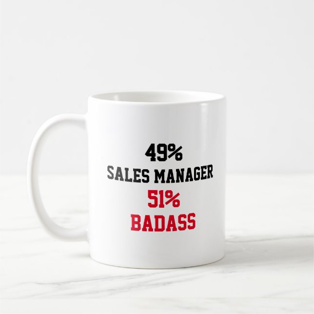 Försäljningshanterare - Badass Kaffemugg (Vänster)