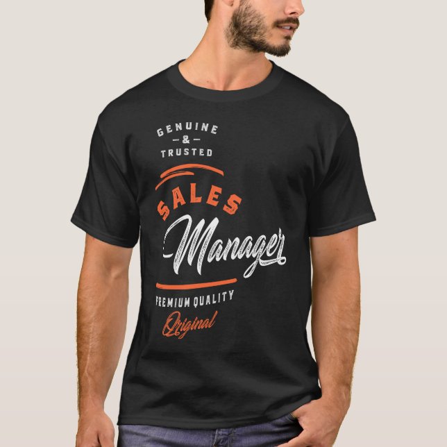 Försäljningshanteraren T Shirt (Framsida)