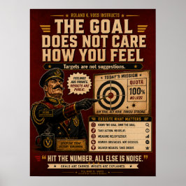 Försäljningsmål Motivationsaffisch | Roland K. Vos Poster