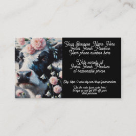 Försäljningsmetod för färsk produkt för Holstein C Visitkort