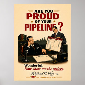 Försäljningspipeline Motivationsaffisch | Roland K Poster
