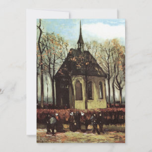 Församling i kyrkan, Nuenen av Vincent van Gogh
