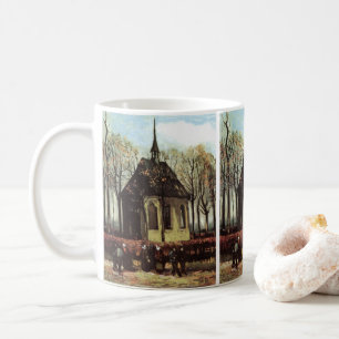 Församling i kyrkan, Nuenen av Vincent van Gogh Kaffemugg
