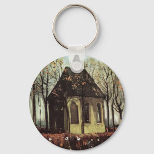 Församling i kyrkan, Nuenen av Vincent van Gogh Nyckelring