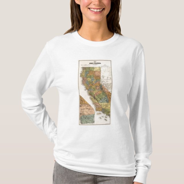Församlingar och järnvägar för Kalifornien T-shirt (Framsida)