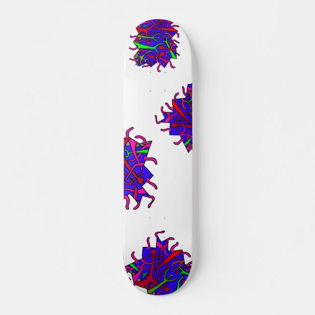 Försämring som bäst old school skateboard bräda 21,6 cm (Framsida)