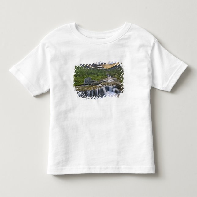 Forsande vattendrag, Glacier National Park, Tee (Framsida)