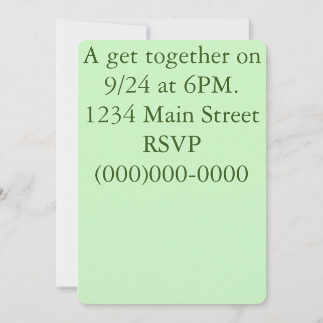 Försättaren Inbjudningar (Baksida)