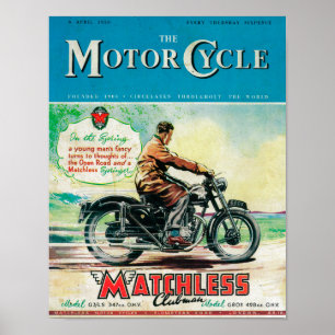 Försättsblad för motorcykel poster