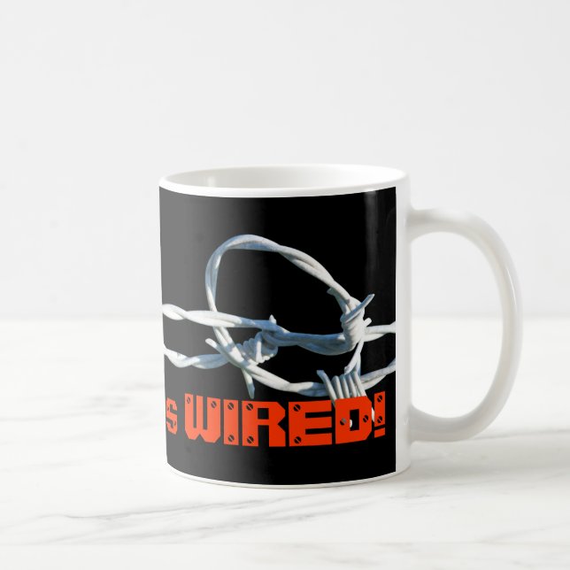 Förse med en hulling - binda muggen kaffemugg (Höger)