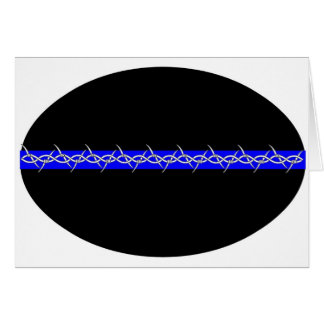 Förse med en hulling blålinjenkorrigeringar hälsningskort