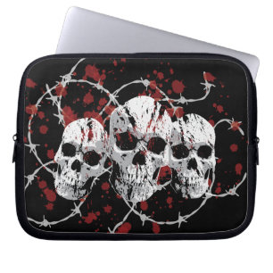 Förse med en hulling skallelaptop sleeve