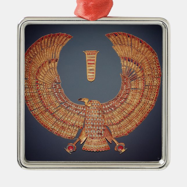 Förse med krage i form av gamgudinnan julgransprydnad metall (Framsidan)