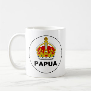 Förse med märke territoriet Papua, Papua Nya Kaffemugg