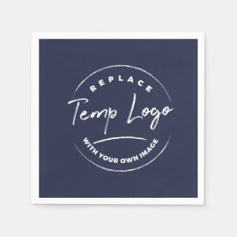 Försedd med företagets Logotyp eller image på flot Pappersservett