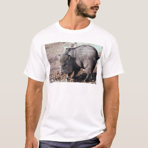 Försedd med krage peccary (javelinaen) t-shirt
