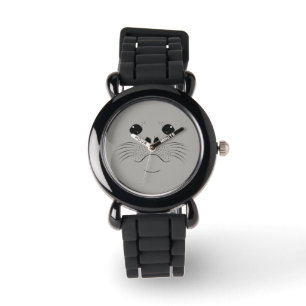 Försegla ansiktesilhouetten armbandsur