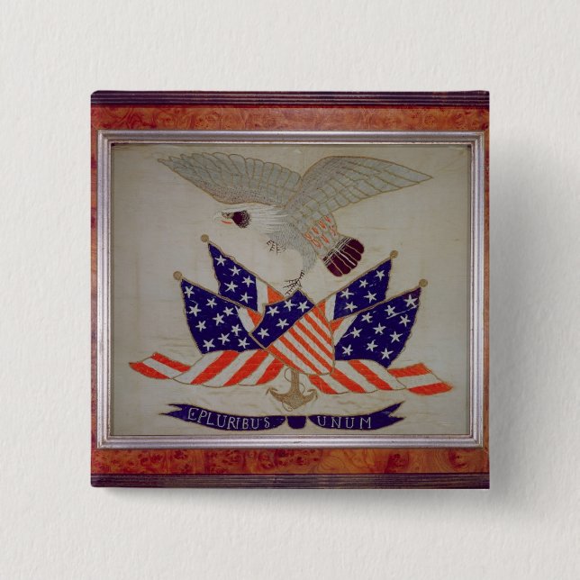 Försegla av Amerikas förenta stater, c.1840 Knapp (Framsida)