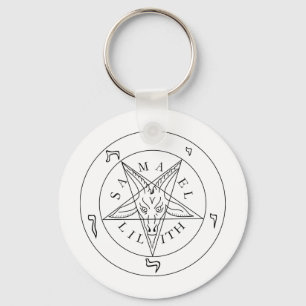 Försegla av Baphomet Nyckelring