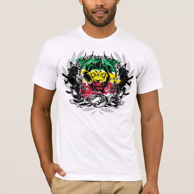 försegla av den jamaica rastaen t shirt (Framsida)