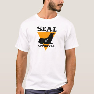 försegla av godkännande t shirt