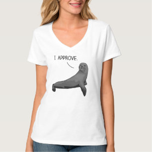Försegla av godkännande t shirt