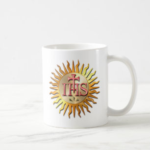 Försegla av jesuiten beställer kaffemugg