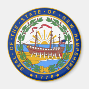 FÖRSEGLA AV NEW HAMPSHIRE MAGNET