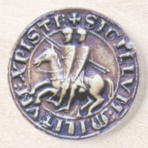 FÖRSEGLA AV RIDDARNA TEMPLAR UNDERLÄGG SANDSTEN