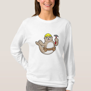 Försegla som Carpenter med Hammer & Hat T Shirt