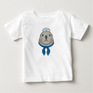 Försegla som sjöman med sjöhatt t shirt