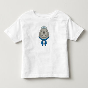 Försegla som sjöman med sjöhatt t shirt