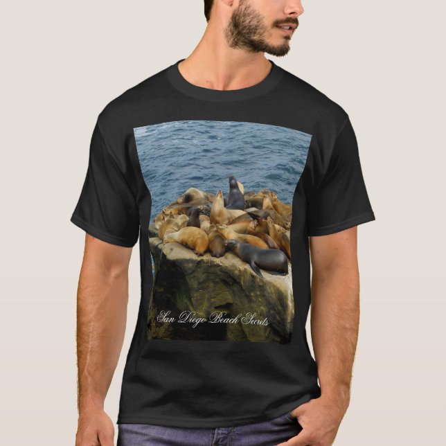Försegla Sten-La Jolla T Shirt (Framsida)