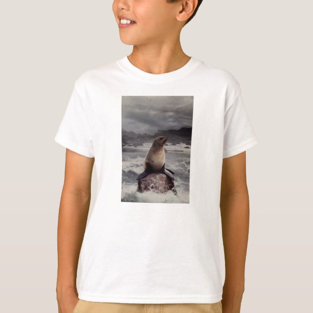 Försegla sten t-shirt (Framsida)
