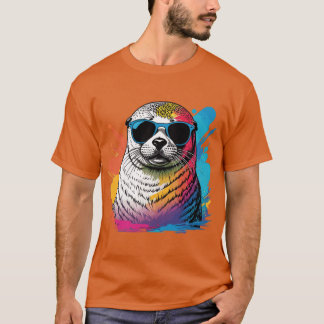 Försegla vänner familj t shirt