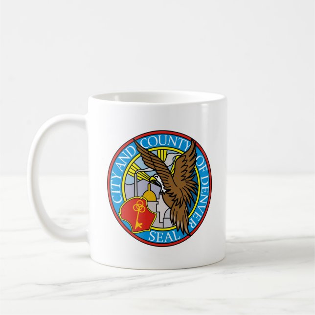 Förseglad Denver, Colorado Kaffe Mugg (Vänster)
