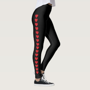 Förseglad med hjärtan! leggings