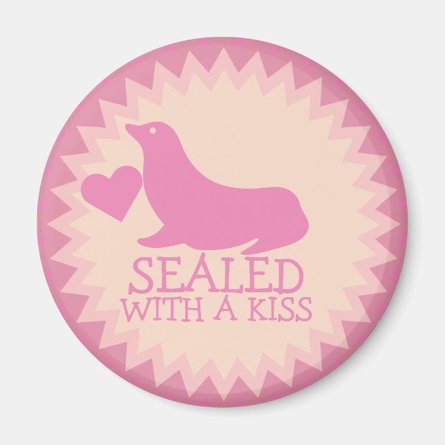 förseglad med kyss magnet (Framsidan)