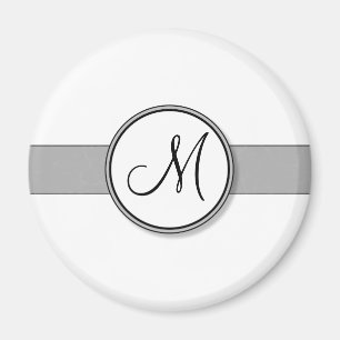 Förseglar den kluvna monogramen för anpassadet magnet