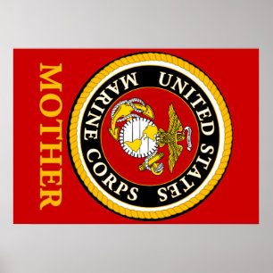 Förseglar den marin- officiellen för US - modern Poster