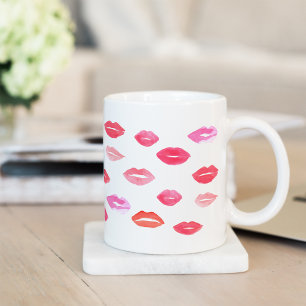 Förseglat med kyss kaffemugg