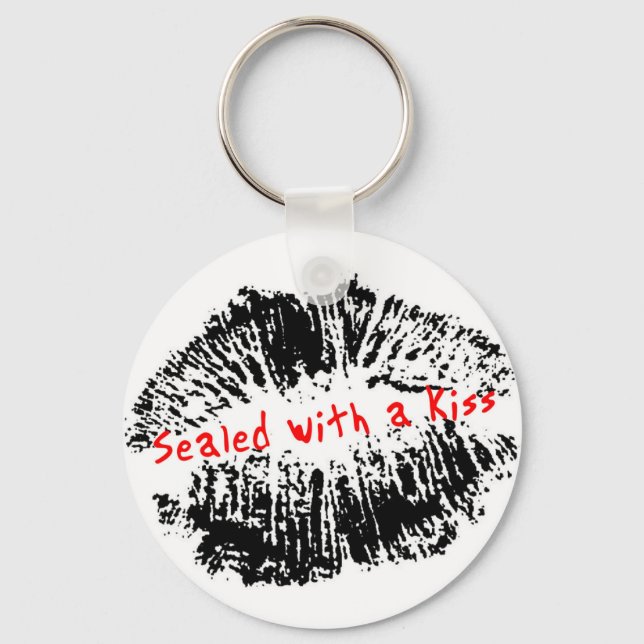 Förseglat med kyss nyckelring (Framsida)