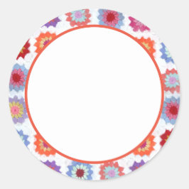 "Förseglat med Stil: Kuvert Classic Round Seal Runt Klistermärke